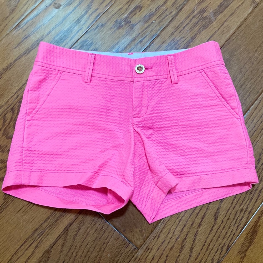 Lilly Pulitzer size 0 Callahan shorts PINK - Picture 2 of 4